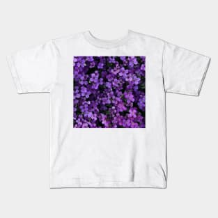 Purple little flowers Kids T-Shirt